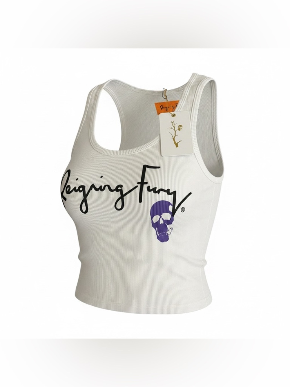 Reigning Fury Dead Oak Crop Tank